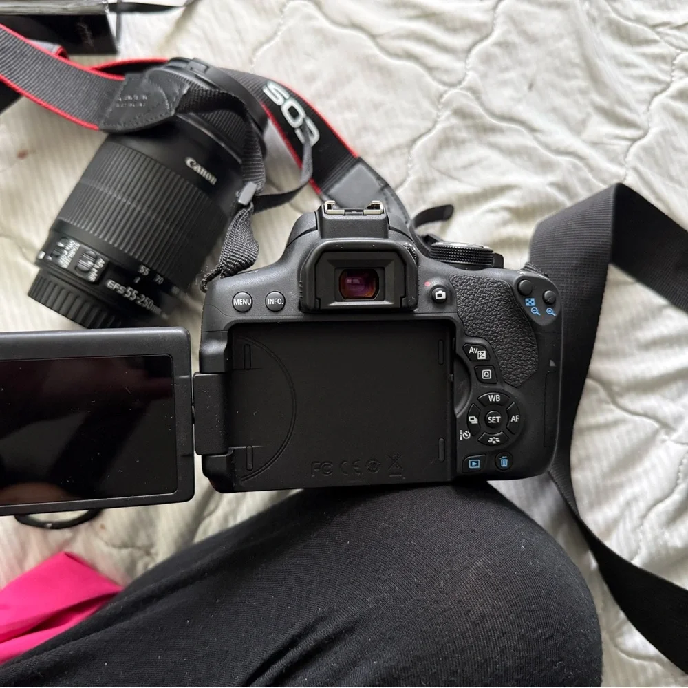 Canon Black Digital Camera with Zoom Lens Kit